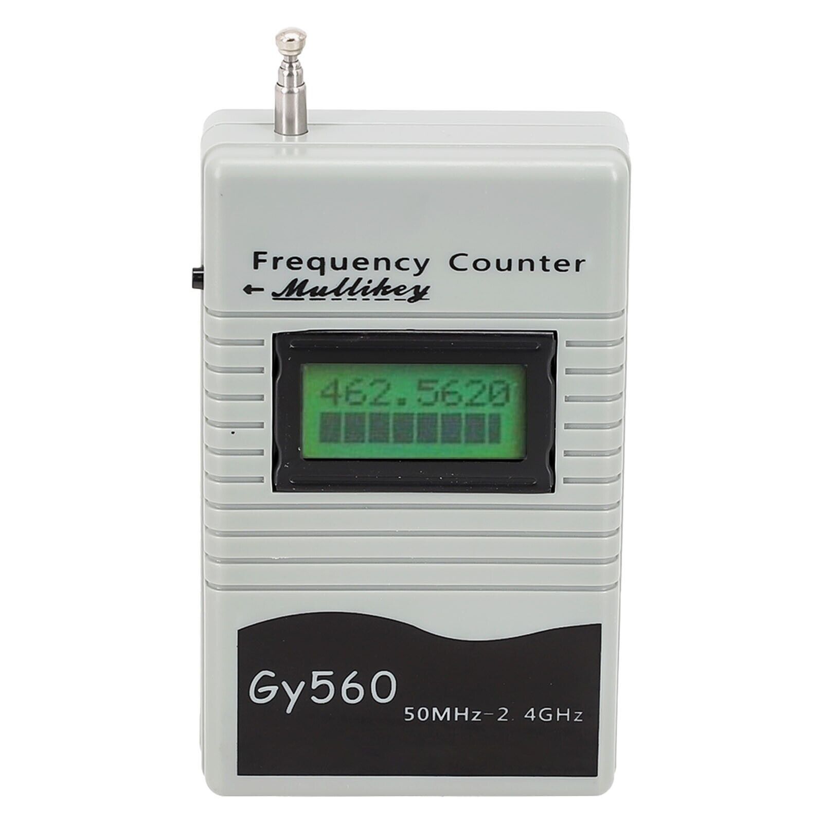 Compact Gray Mini Handheld Frequency Counter for Radio Frequency Parameters