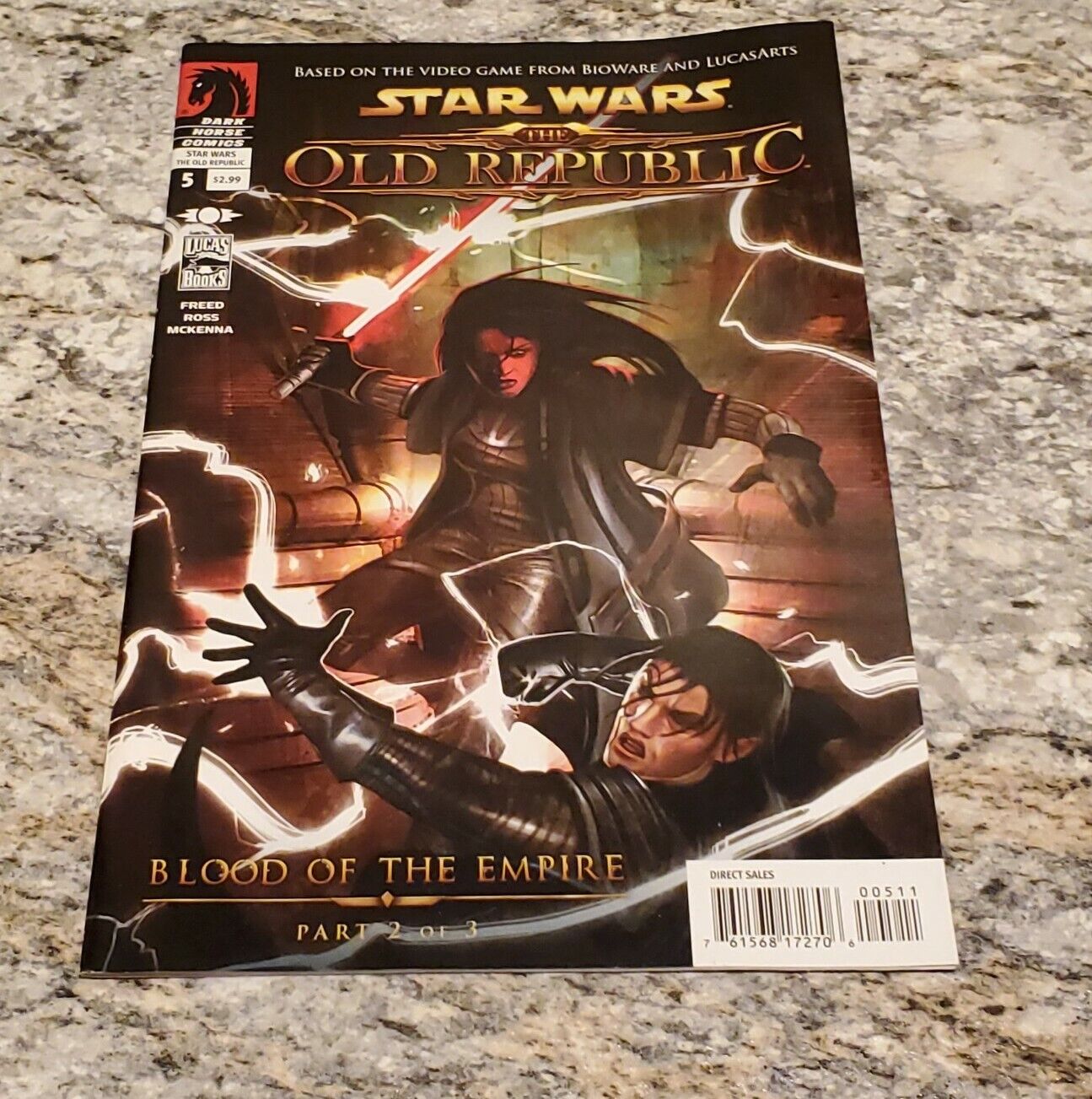 Star Wars The Old Republic Blood of the Empire Comic Part 2 Dark Horse 2010
