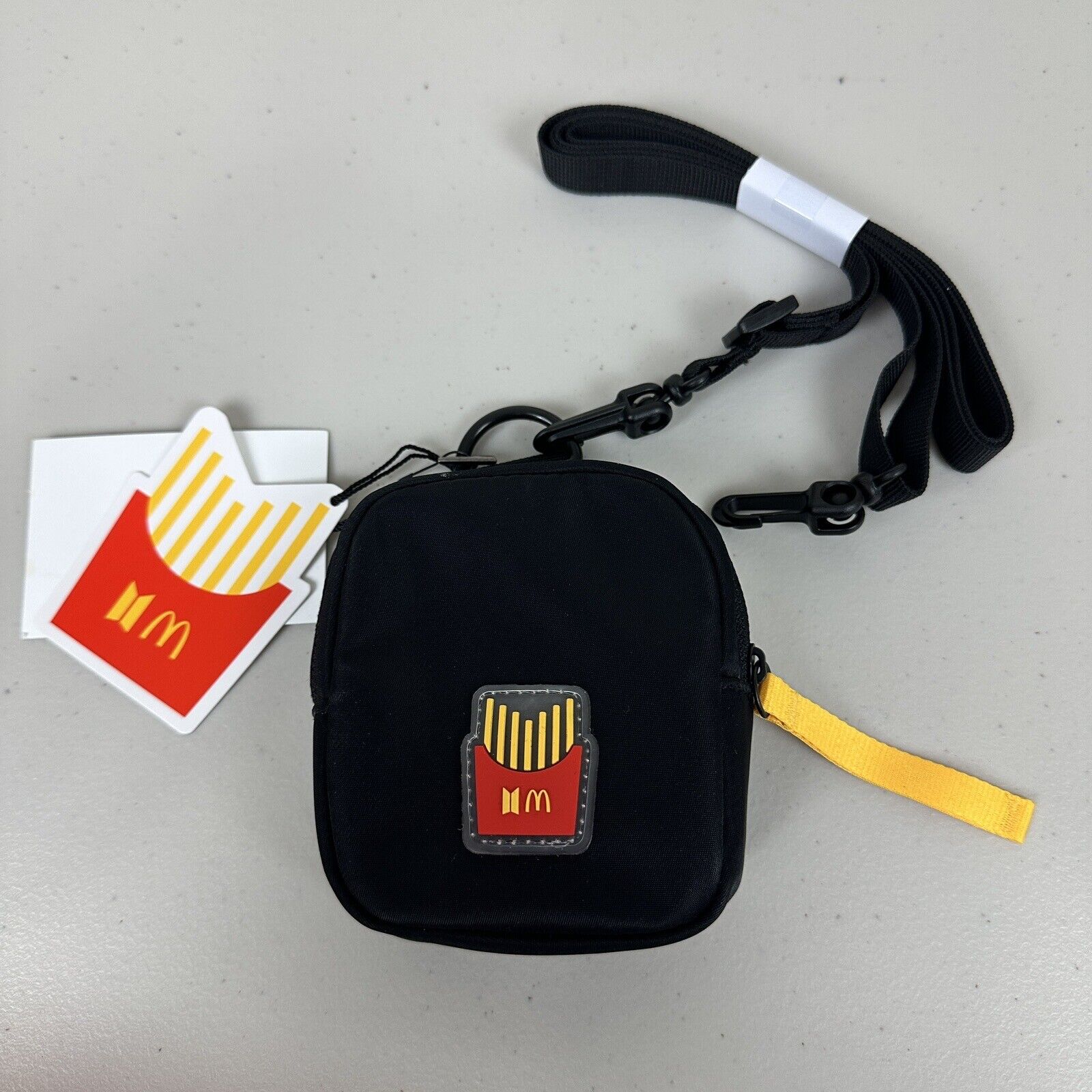 BTS McDonald\'s collaboration mini bag pouch French Fries