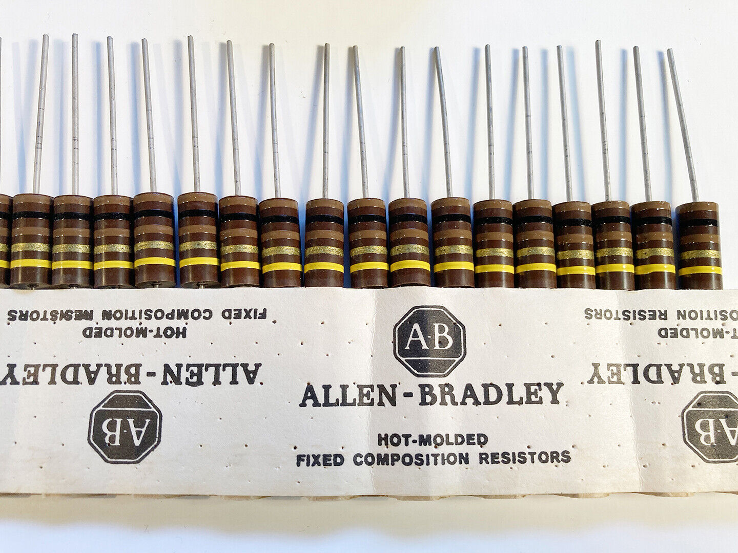 Carbon Composition Resistors – USA Manufactured – NOS – Vintage