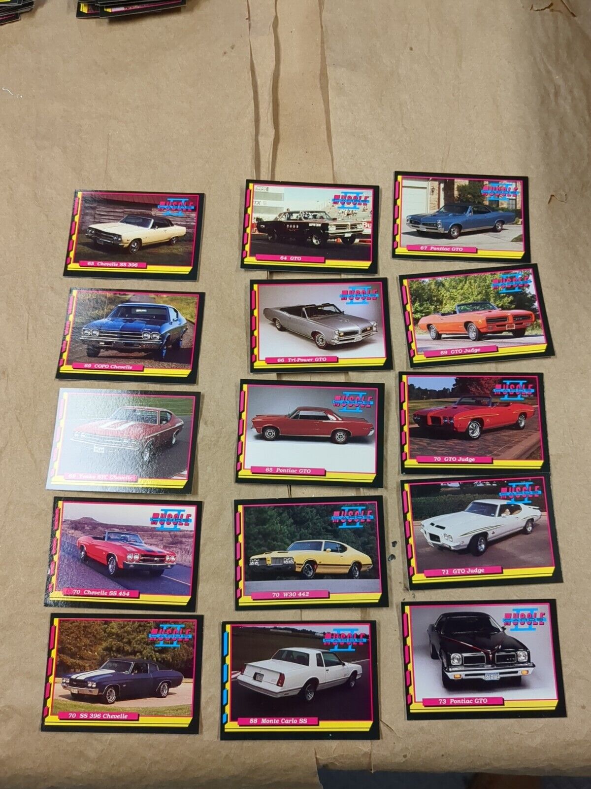 Lot Muscle Cards 1992 Series 2 Chevelle GTO 442  Performance Years JUDGE YENKO