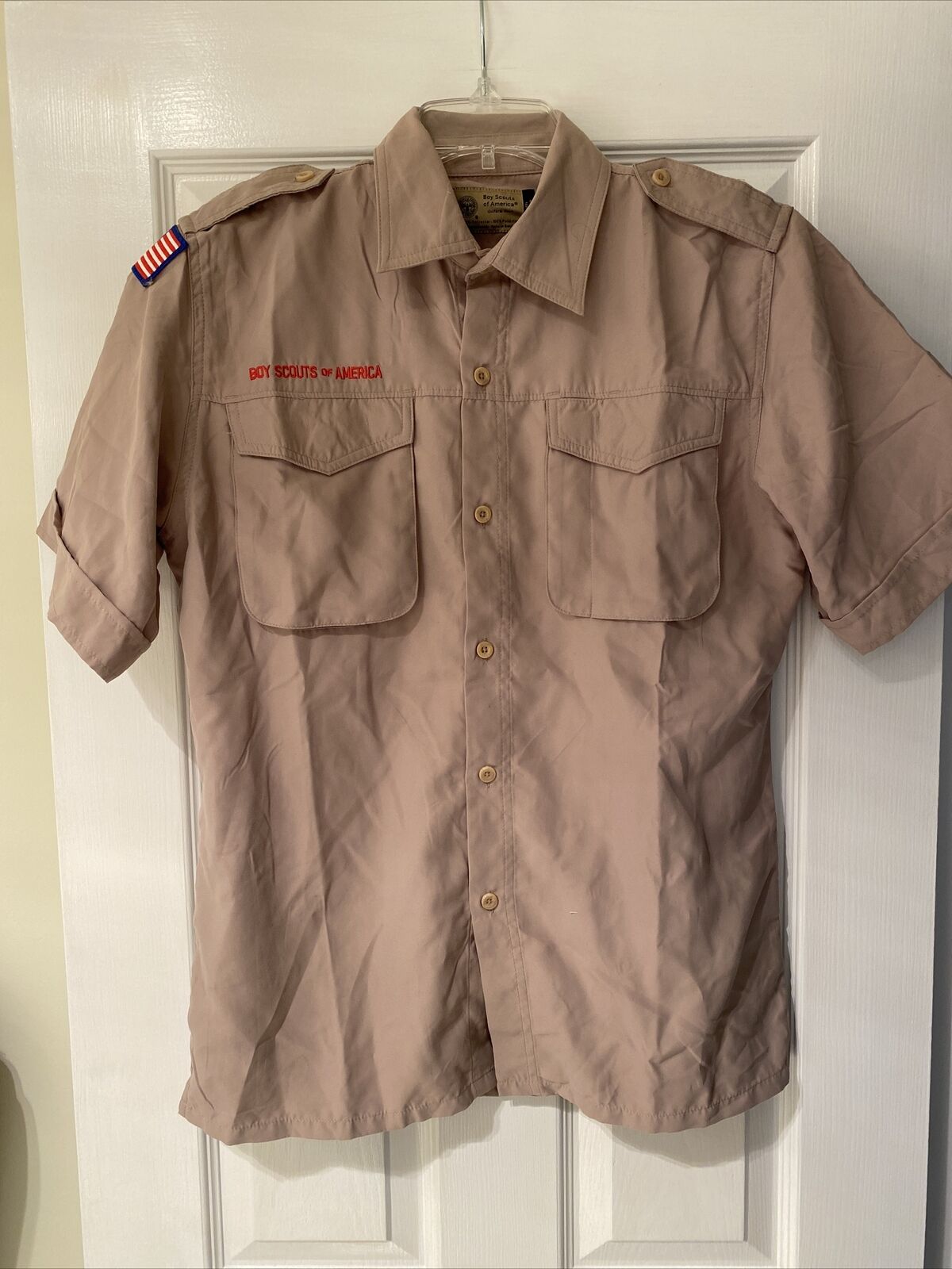 NEW Vented Microfiber Boy Scout BSA UNIFORM SHIRT Youth Extra Large XL Poly