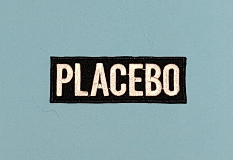 Rock Music Sew / Iron On Embroidered Patch:- Placebo (b)
