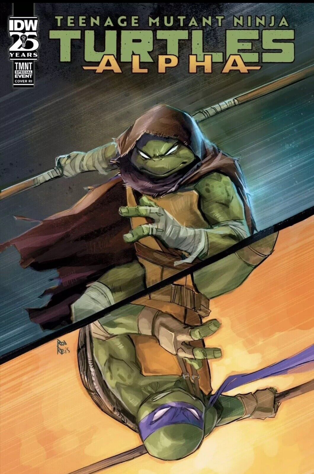Teenage Mutant Ninja Turtles Alpha #1 Reis 1:25 Variant PRESALE 6/5/24 IDW