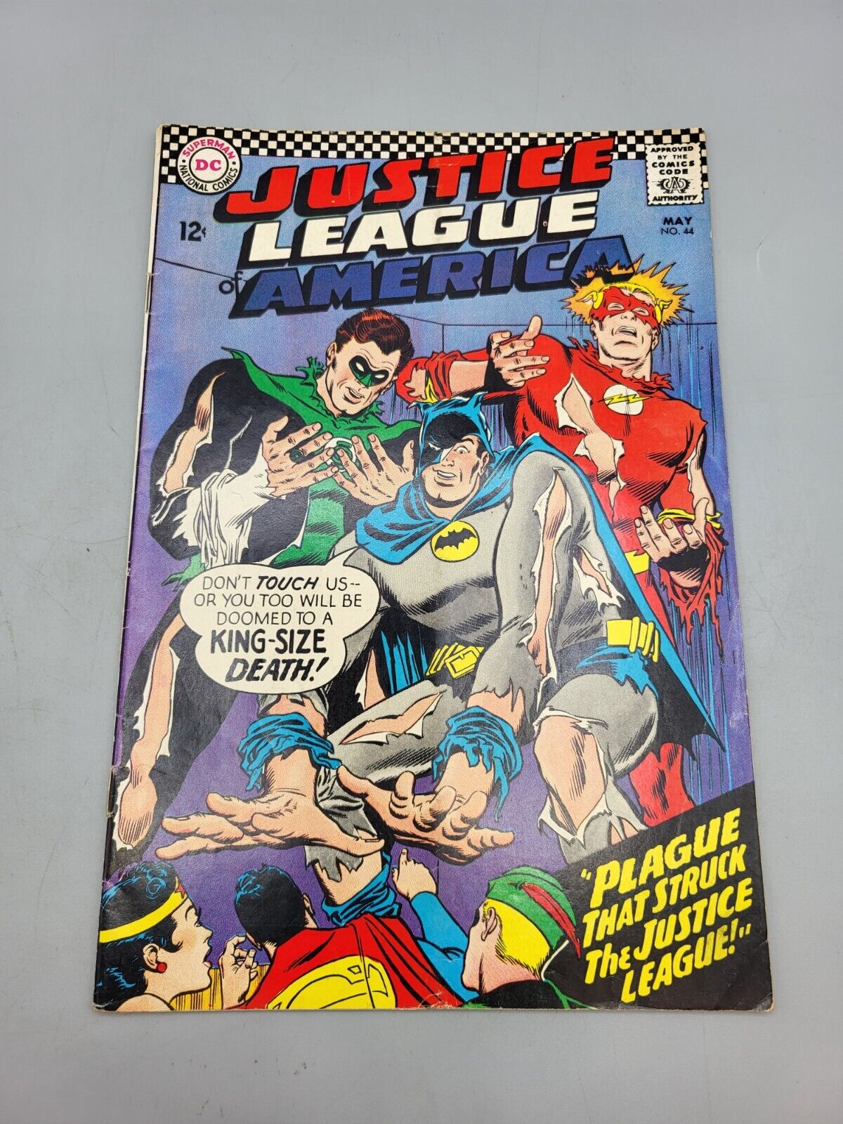 Justice League of America Volume 1 #44 May 1966 Illustrated DC Comic Book