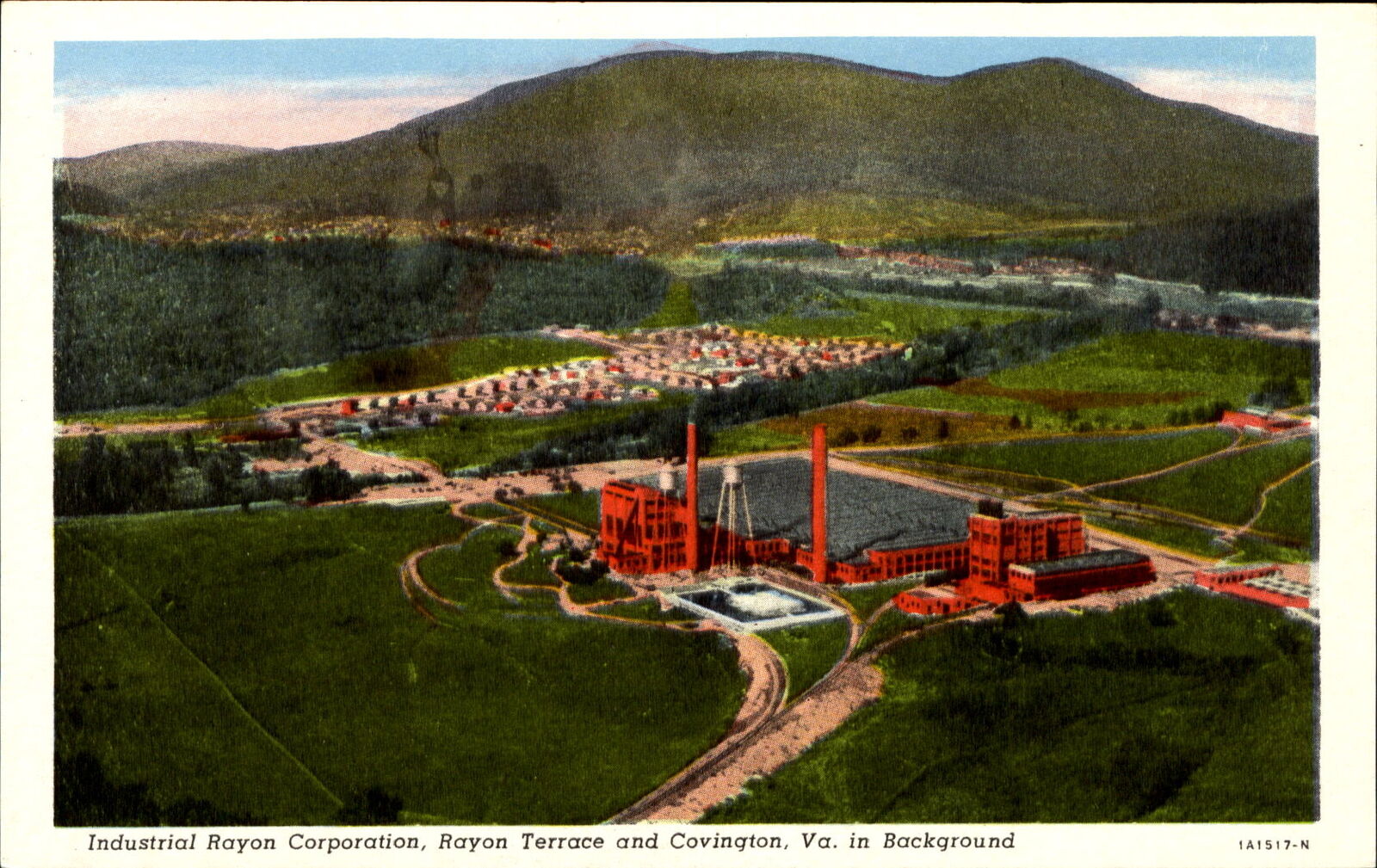 Industrial Rayon Corp manufacturing plant ~ Rayon Terrace & Covington Virginia