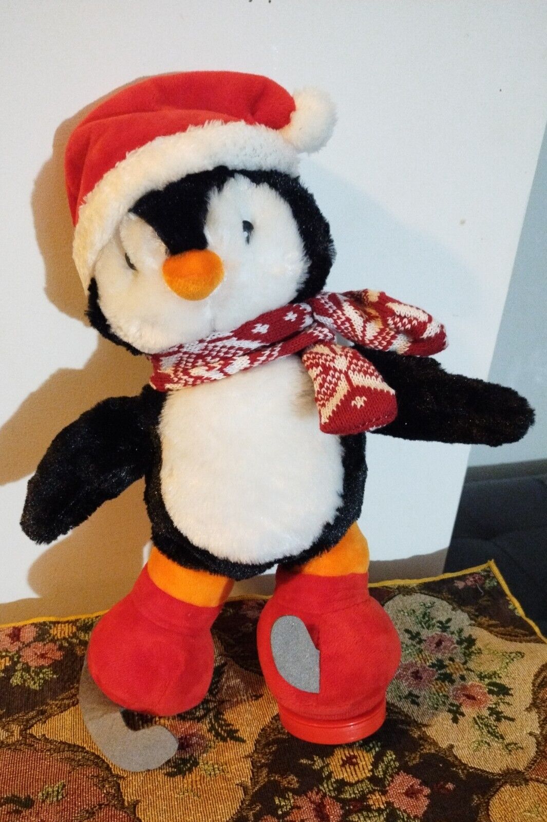 Musical Ice Skating Plush Penguin