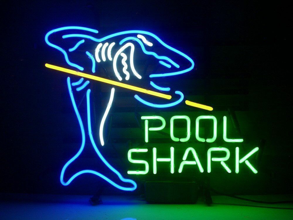 New Pool Shark Billiards Neon Light Sign 17