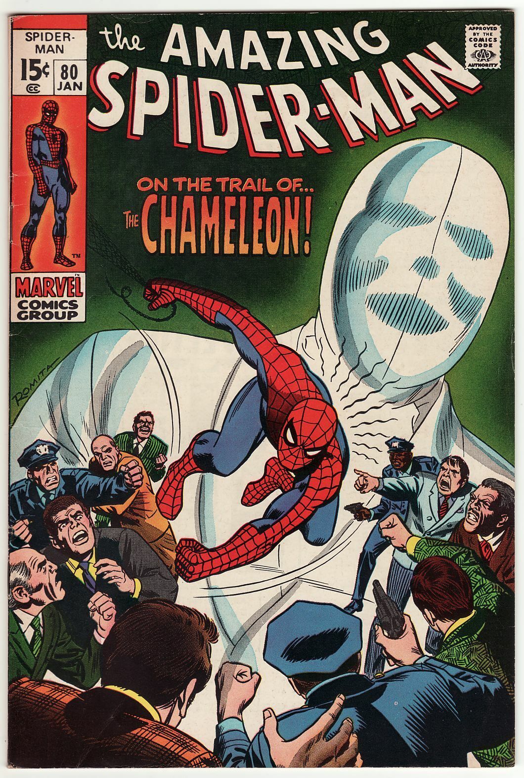 The Amazing Spider-Man #80 ~ On the Trail of... The Chameleon ~ 1970 Marvel