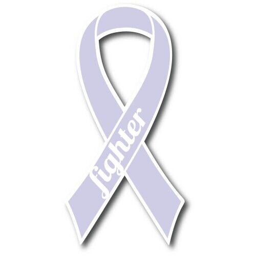 Magnet Me Up Periwinkle Esophageal and Stomach Cancer Fighter Ribbon Car Magnet