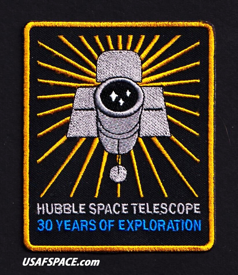 HUBBLE SPACE TELESCOPE - 30 YEARS OF EXPLORATION - ORIGINAL NASA GSFC PATCH 
