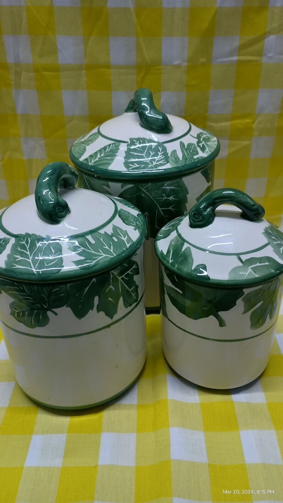 Vintage WCL China Canister Set
