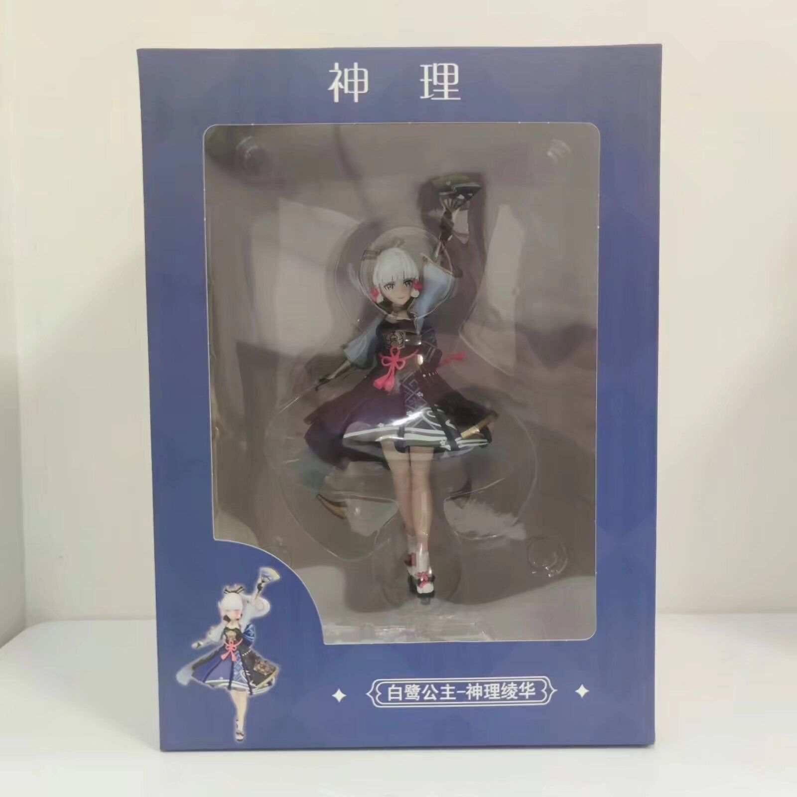 Hot Genshin Impact Figure with Box Kamisato Ayaka Anime GAME Statue Collection G