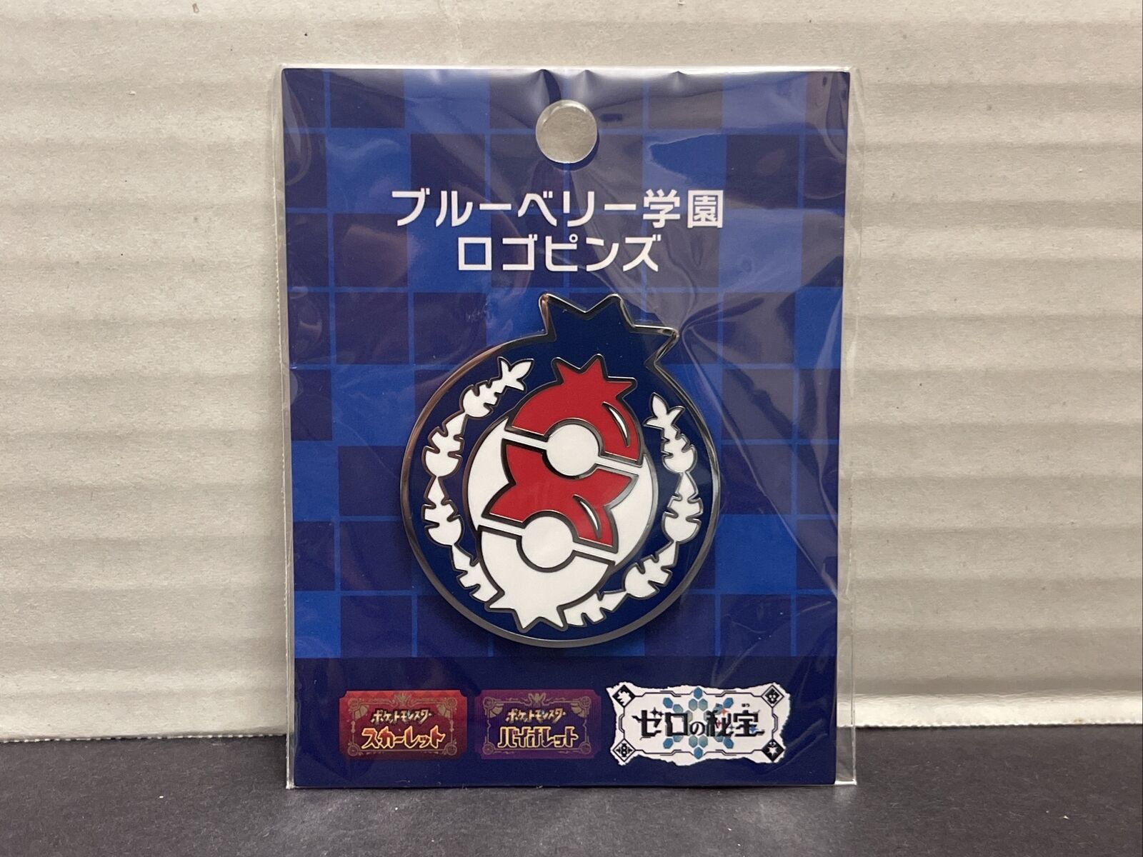 Pokemon Center Blueberry Academy Logo Pin Pokemon Scarlet & Violet US Seller