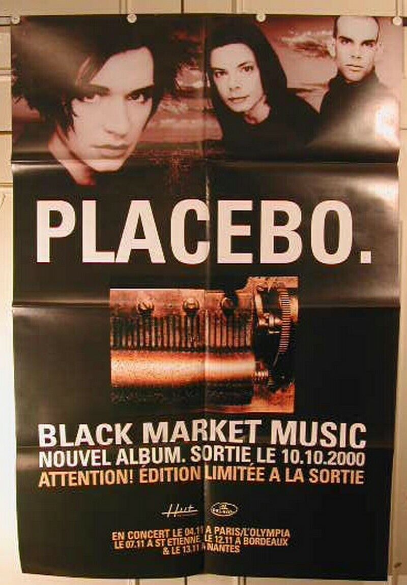 POSTER / Placebo - affiche pliée - 78x120cm