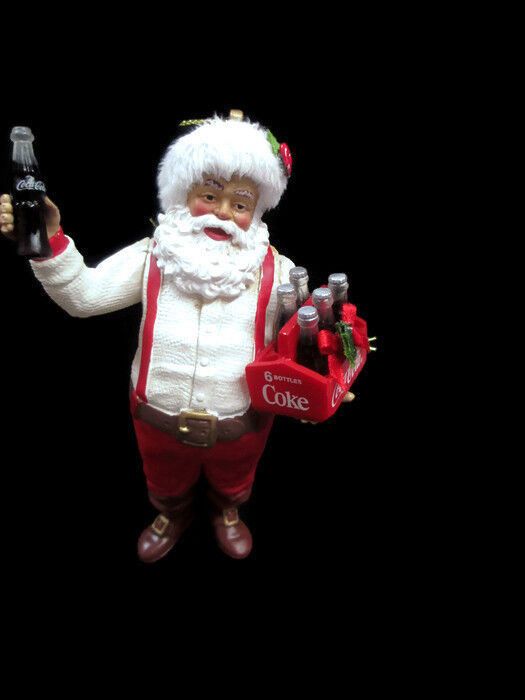 Coca-Cola Santa with 6-pack Kurt S Adler Holiday Christmas Ornament