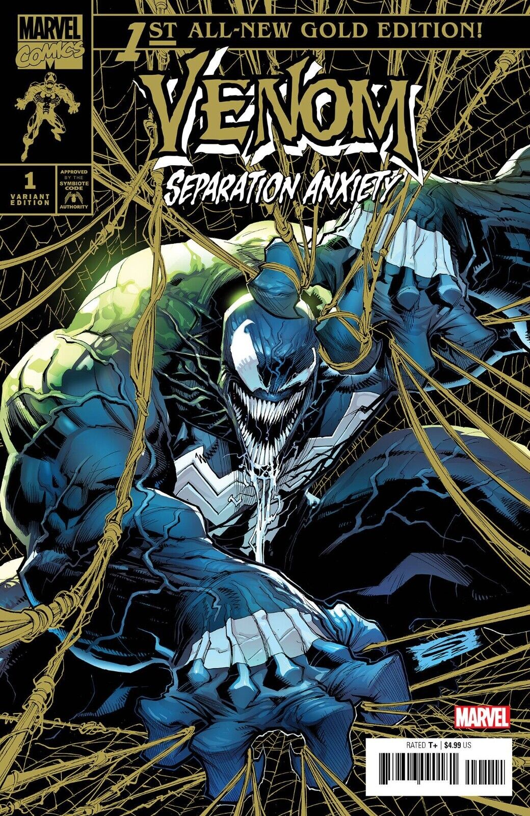 Venom Separation Anxiety #1 Sandoval 1:200 GOLD Variant PRESALE 5/15 2024