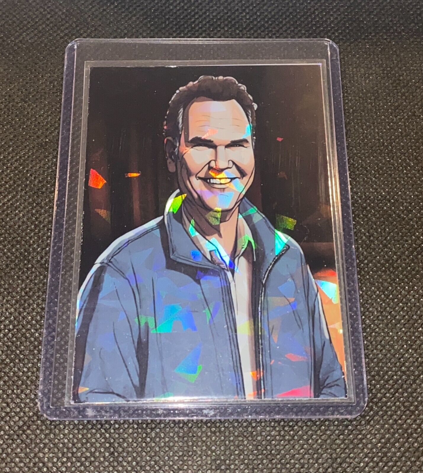 Norm Macdonald SNL Comedian Custom Refractor Holographic Trading Card