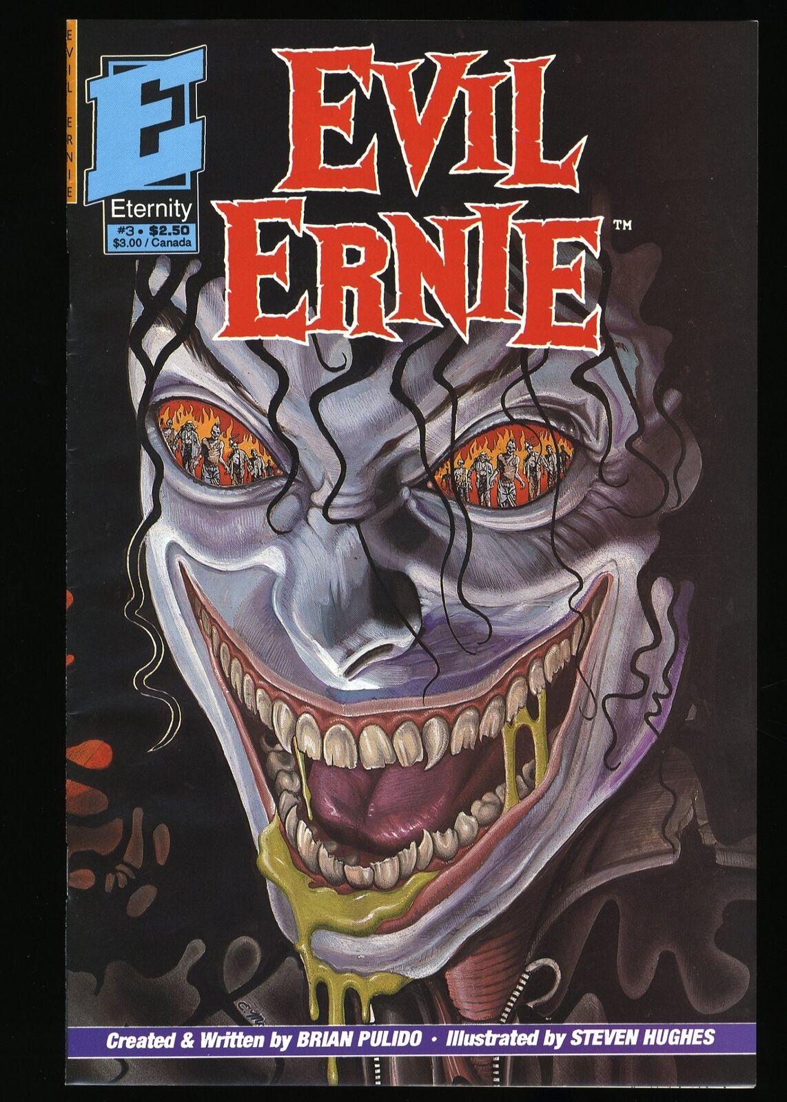 Evil Ernie #3 VF+ 8.5 Brian Pulido Script Eric Mache Cover Chaos Comics 1998
