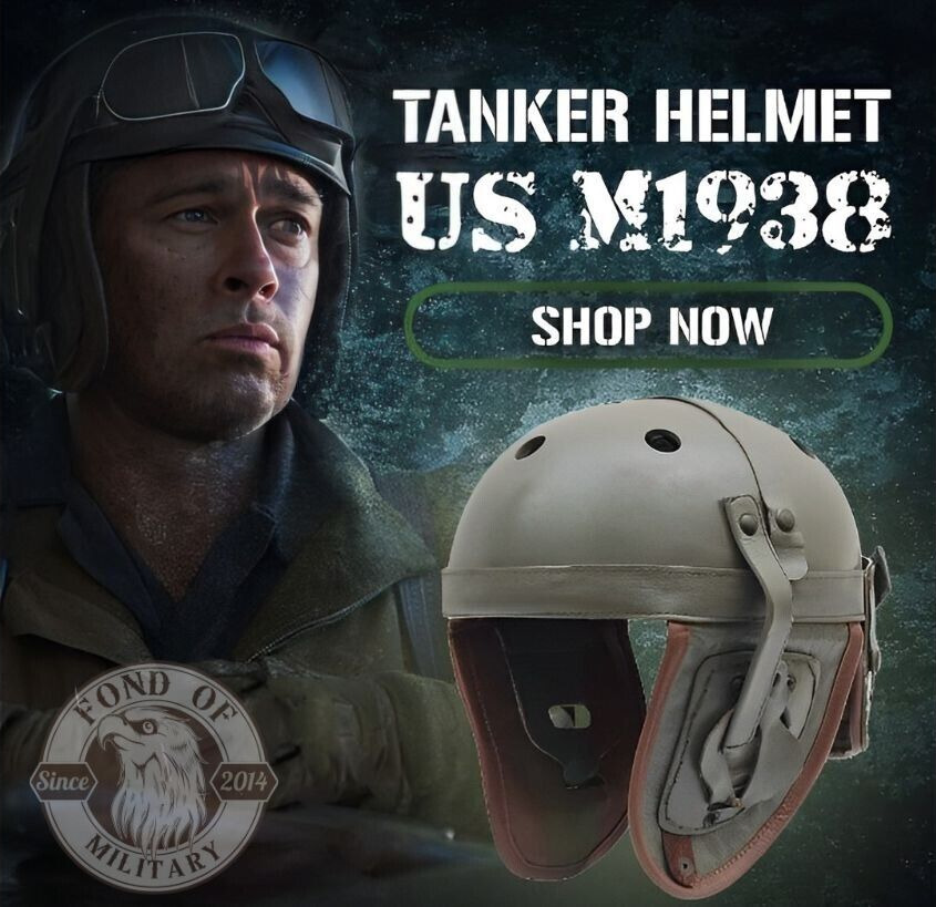 US M1938 Tanker Helmet WWII US Tanker Jeep Helmet World's Best Selling Replica