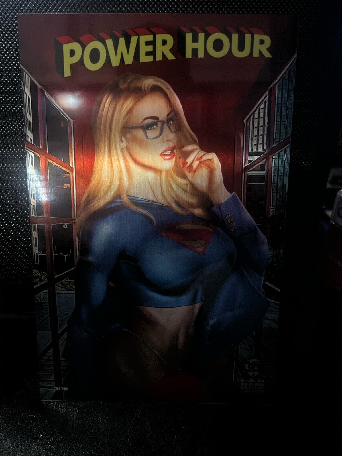 POWER HOUR 2 SUPER GIRL FERNANDO ROCHA METAL CVR LIMITED EDTN #2/10
