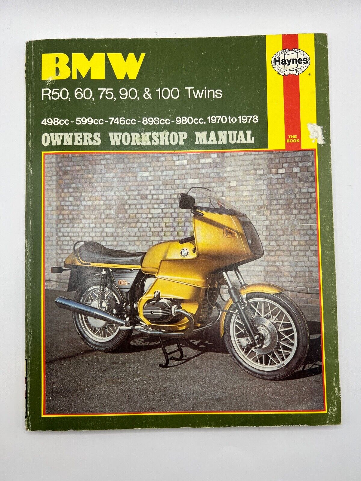 1970-78 BMW R50 60 75 90 100 TWINS HAYNES SERVICE Manual USED