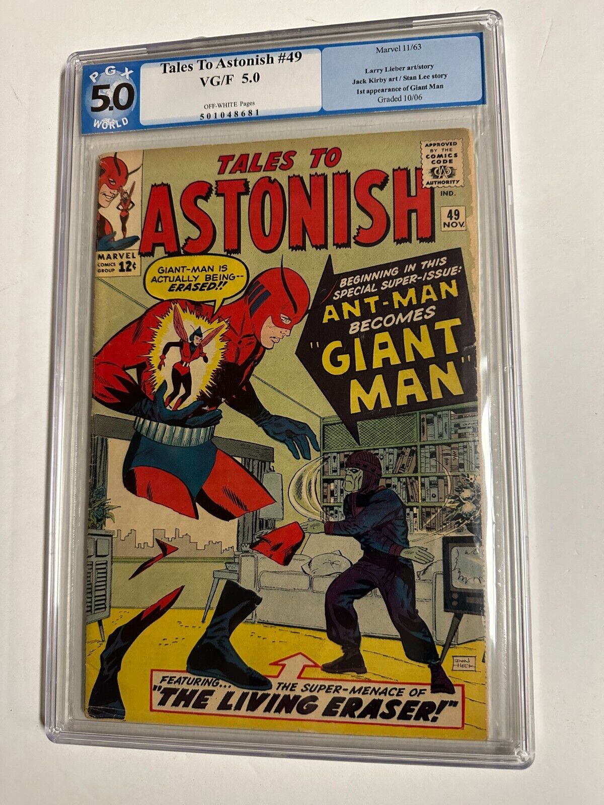 Tales to Astonish #49 PGX 5.0 Ant Man First Appearance of Giant Man