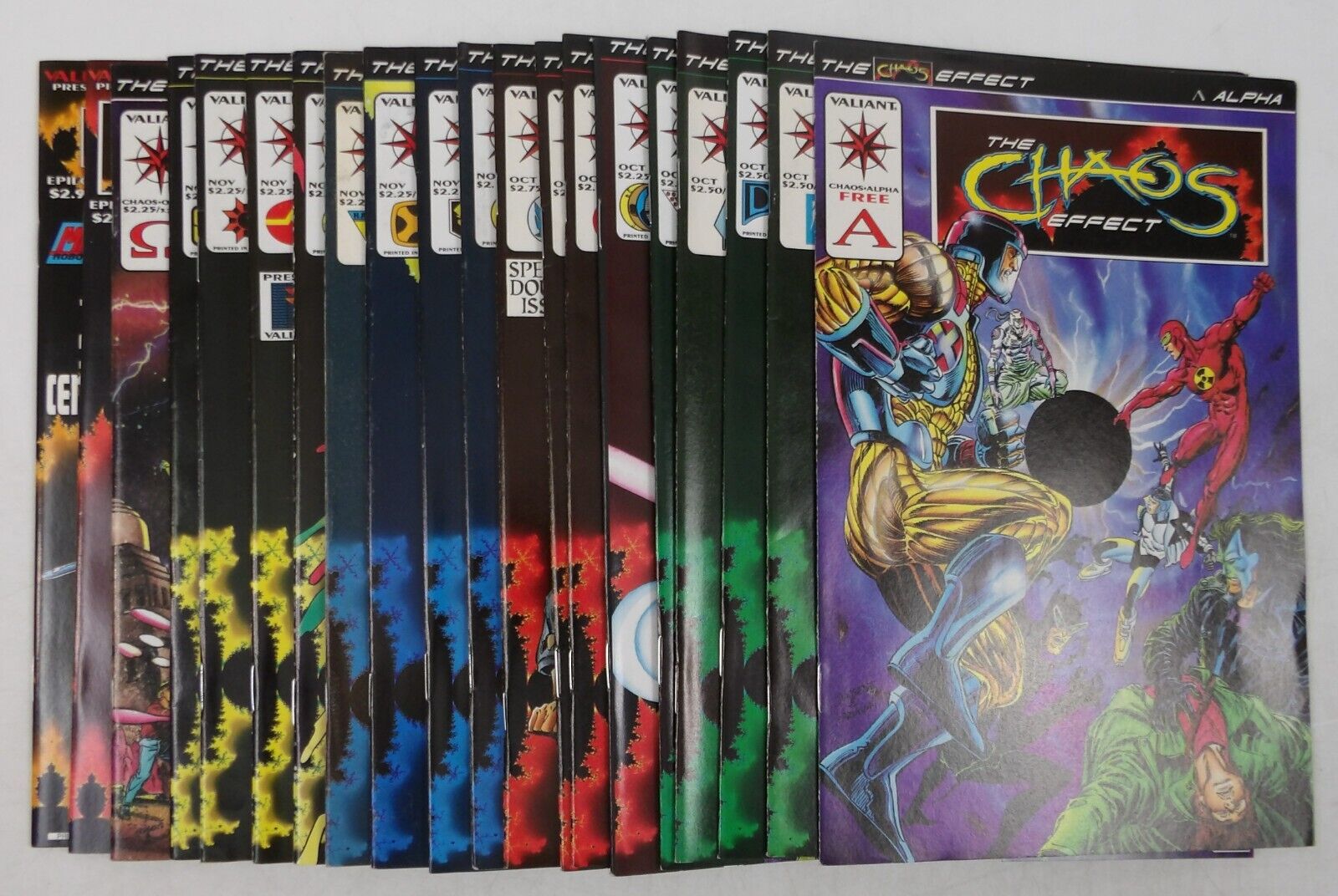 Chaos Effect #1-18 VF/NM complete Valiant crossover set + Epilogue 1-2