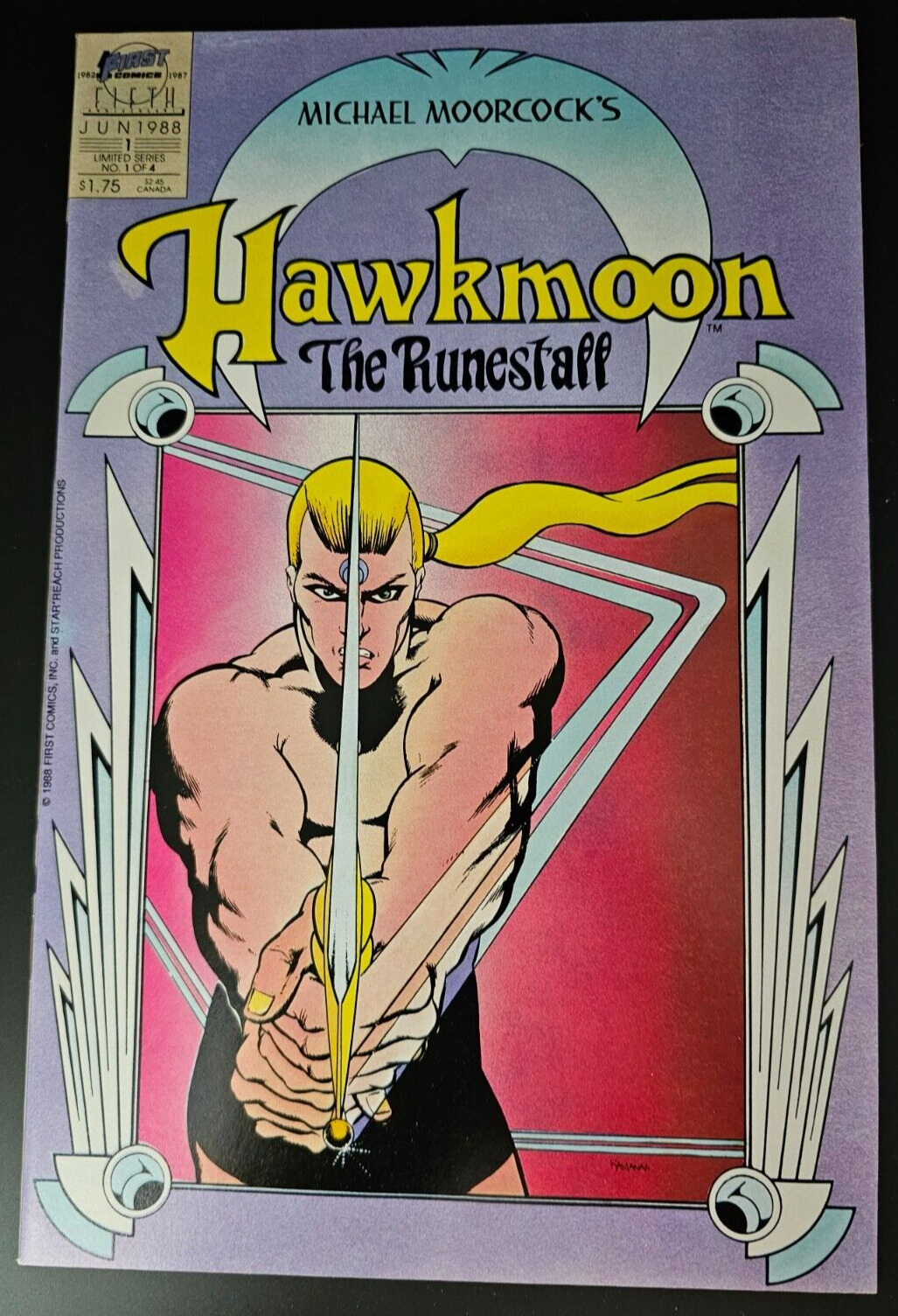 Michael Moorcock's HAWKMOON The Runestaff #1 1988
