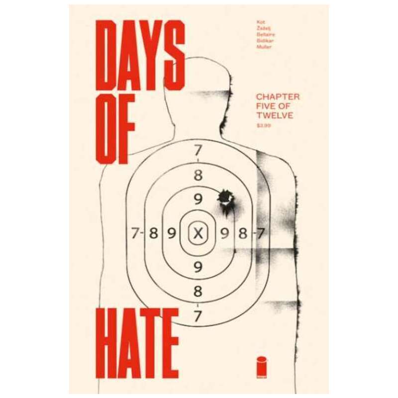 Days of Hate #5 in Near Mint + condition. Image comics [s}