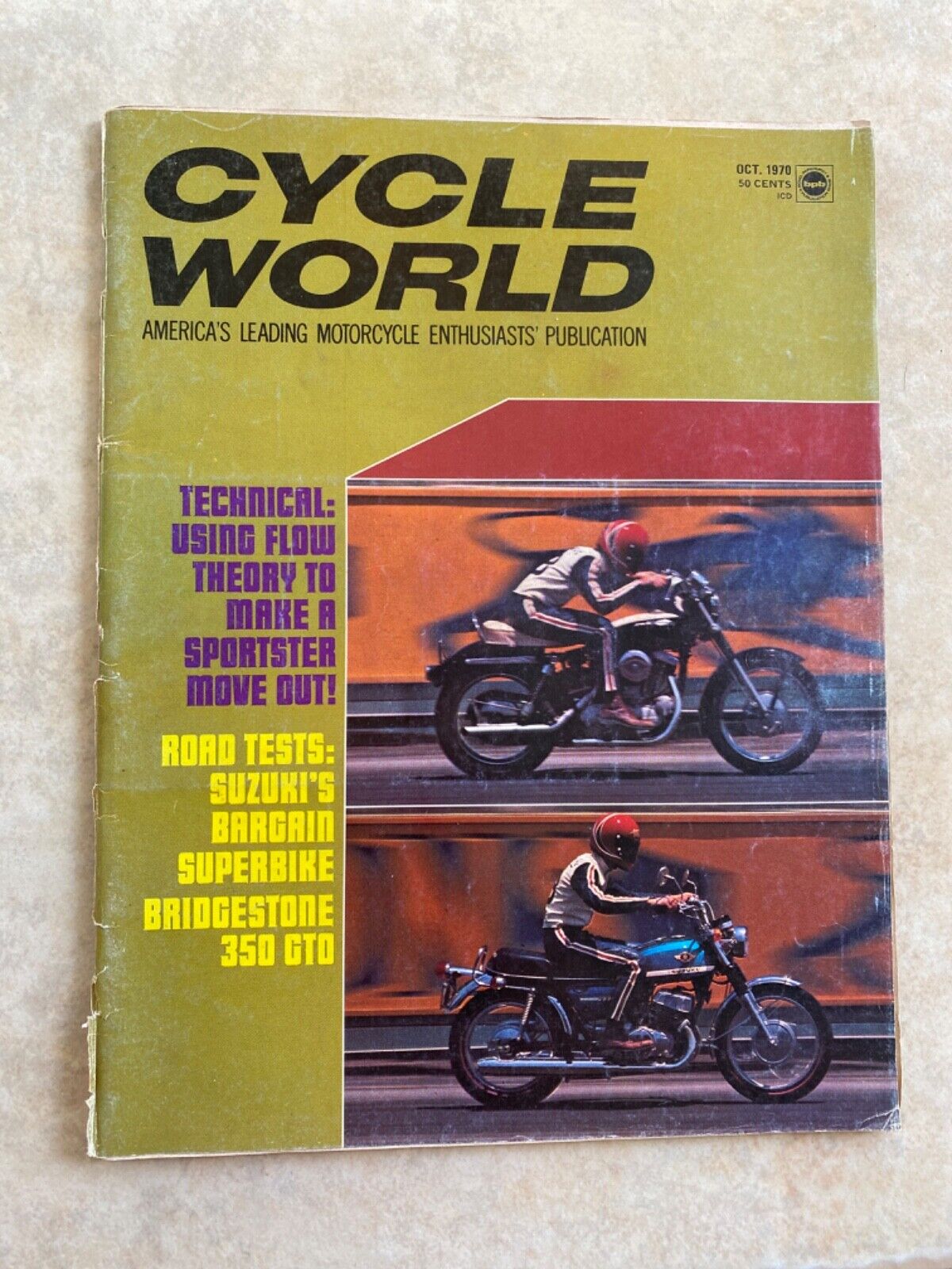 Vintage cycle world magazine, October 1970 America's leading motorcycle enthusia