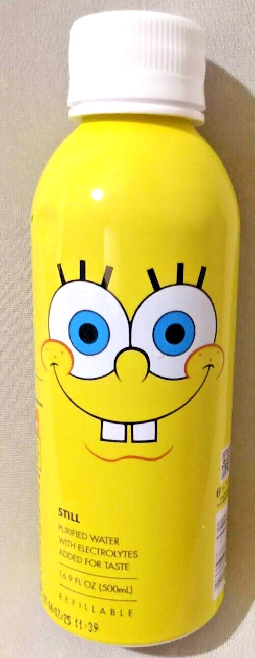 EXTREMELY RARE SpongeBob Path Water Special Edition 16.9FL OZ Refillable Bottle