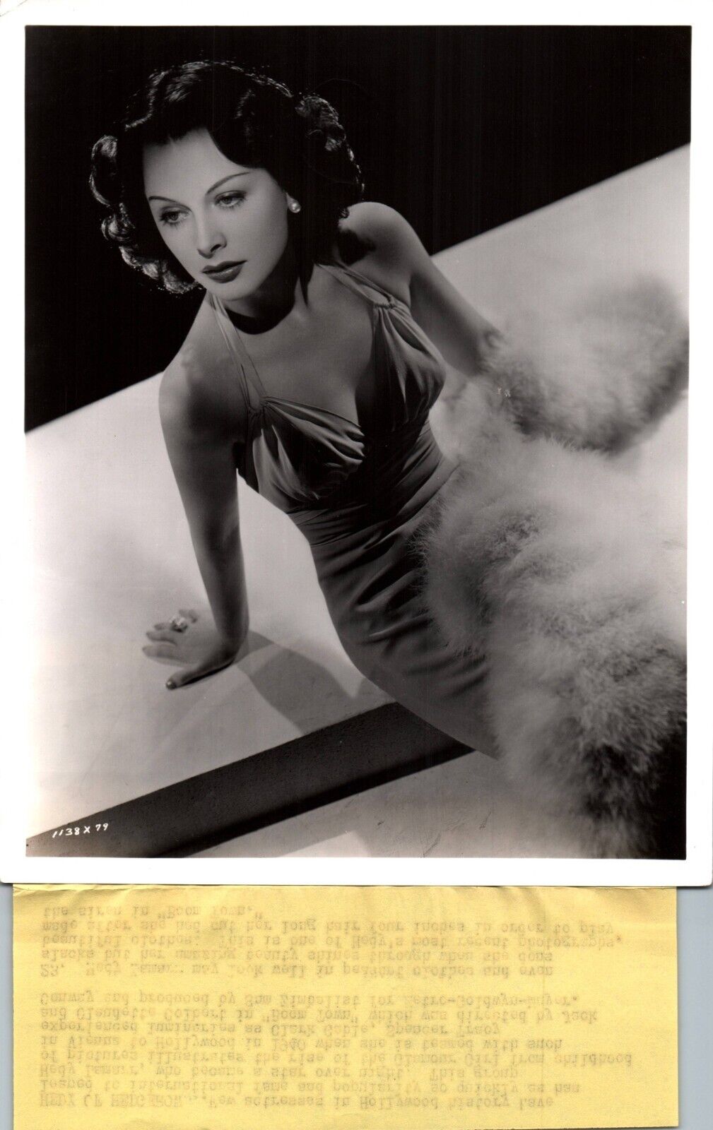 Hedy Lamar in Boom Town (1940) ❤ Original Vintage - Bare Shoulder Photo K 348
