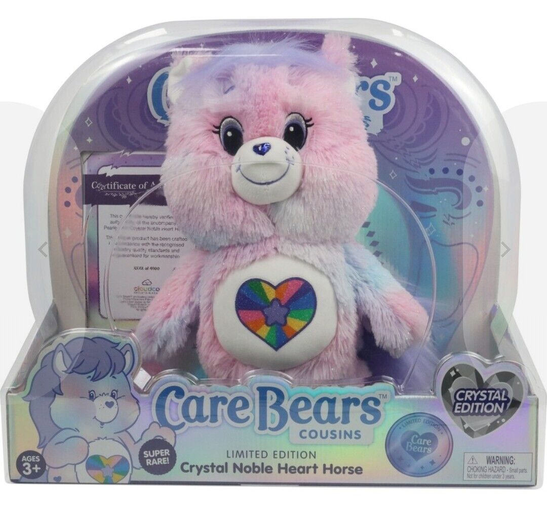Carebears Cousin Limited Edition Crystal Noble Heart Horse