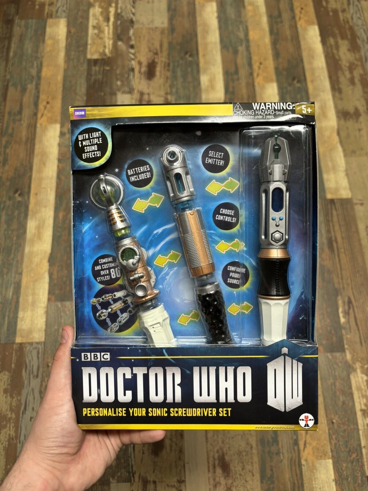 DOCTOR WHO Personalise Your Sonic Screwdriver Set NEW NIB DR WHO Sealed Box 
