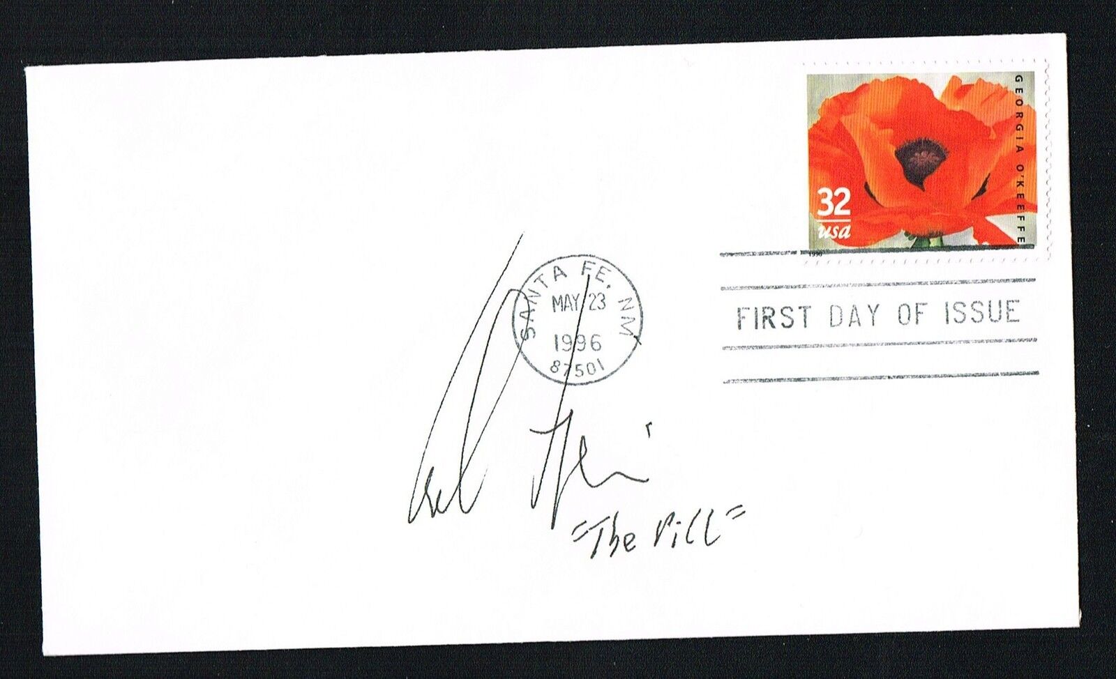 Carl Djerassi signed autograph First Day Cover Developed The Contraceptive Pill