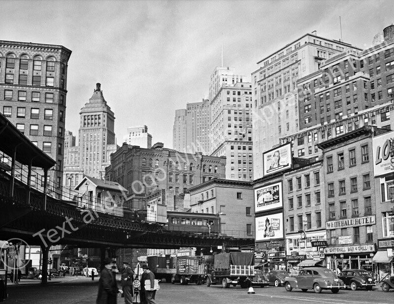 1941 Lower Manhattan, New York City, NY Vintage Old Photo 8.5\