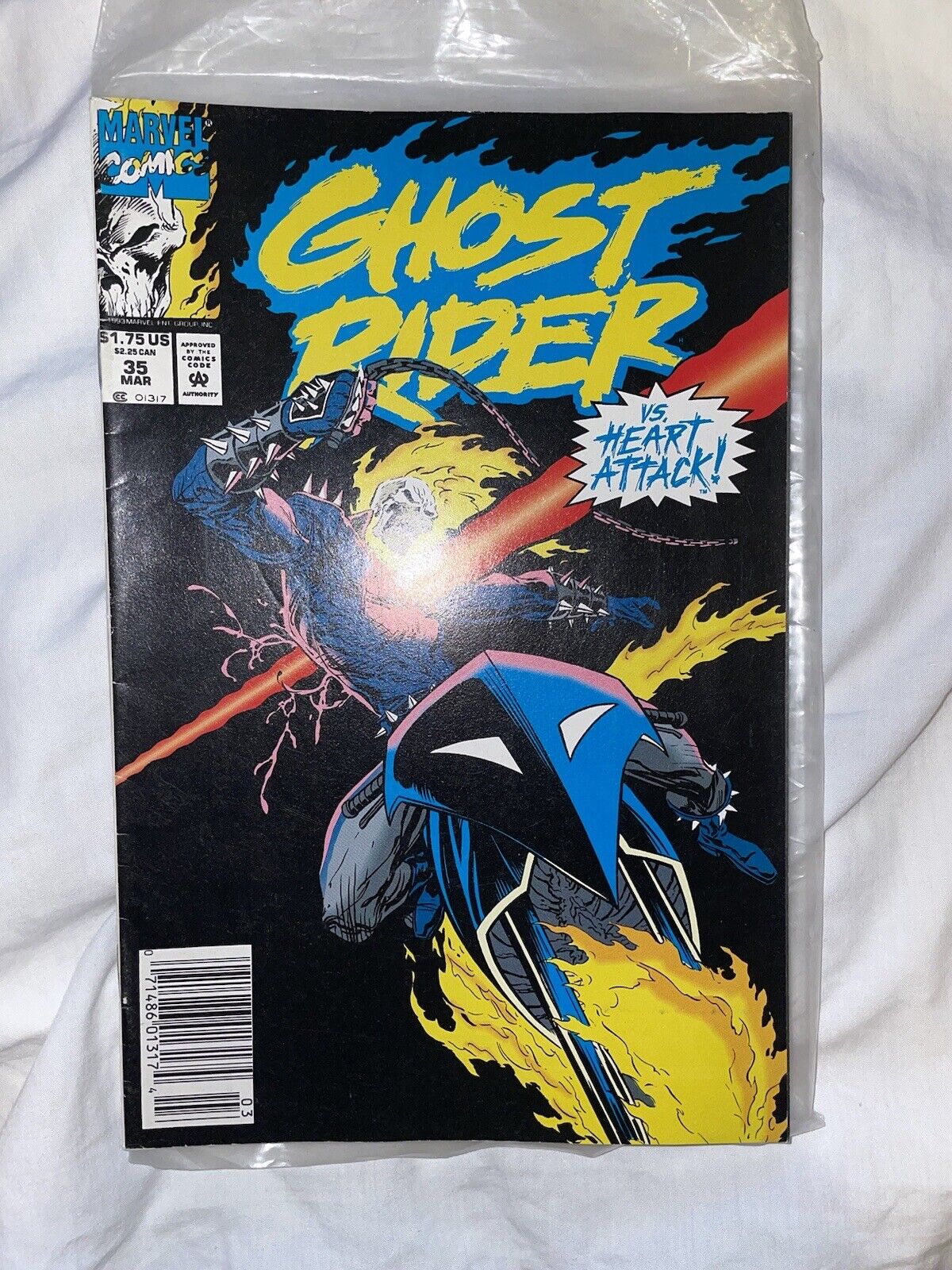 Ghost Rider vs Heart Attack #35 1993 Comic Marvel Comics