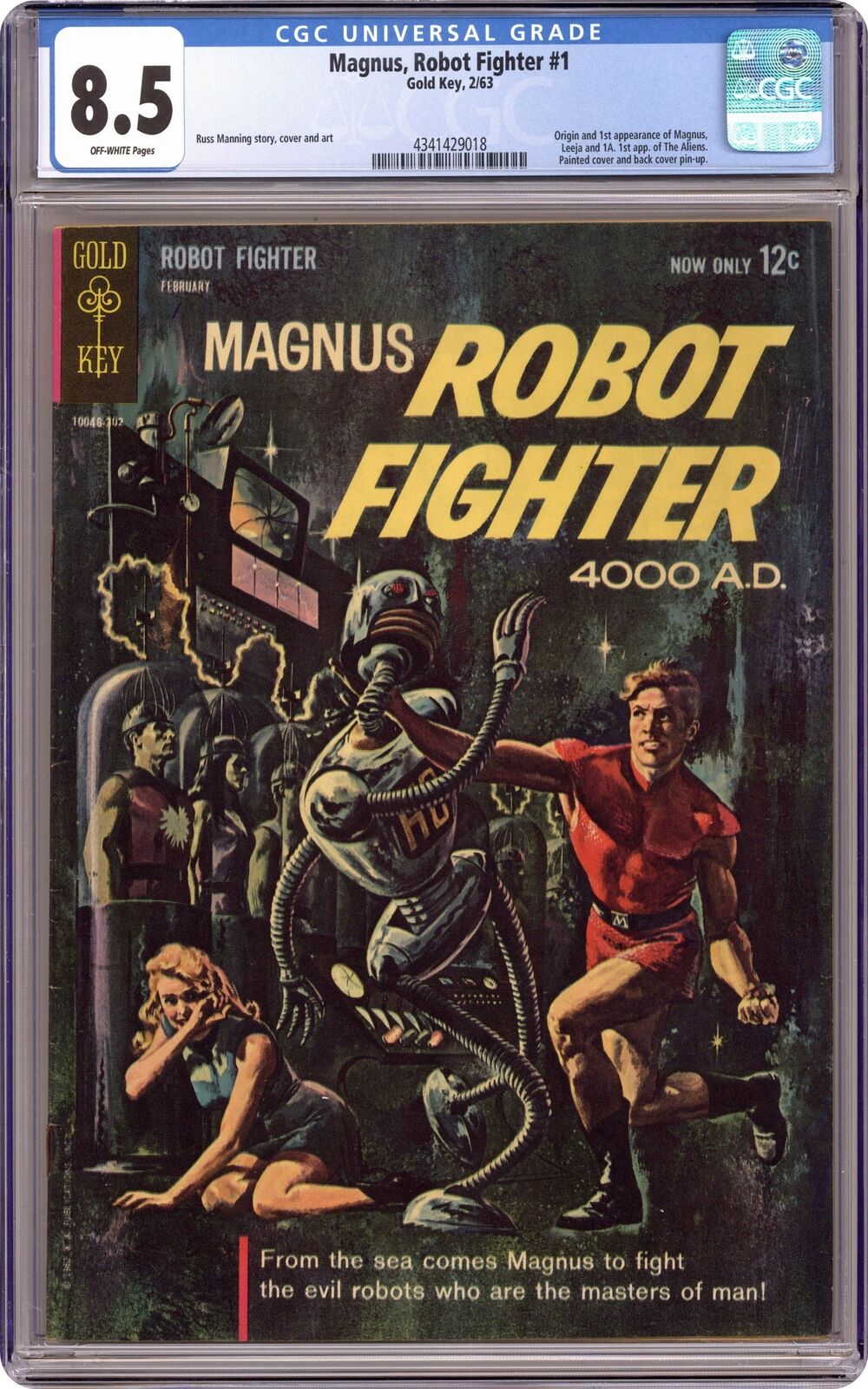 Magnus Robot Fighter #1 CGC 8.5 1963 4341429018