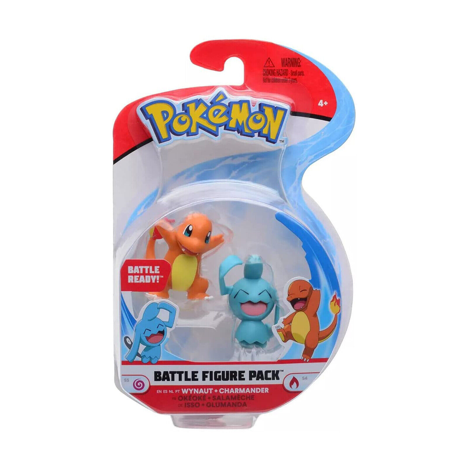 Pokemon Wynaut And Charmander Battle Figure Pack NEW IN STOCK