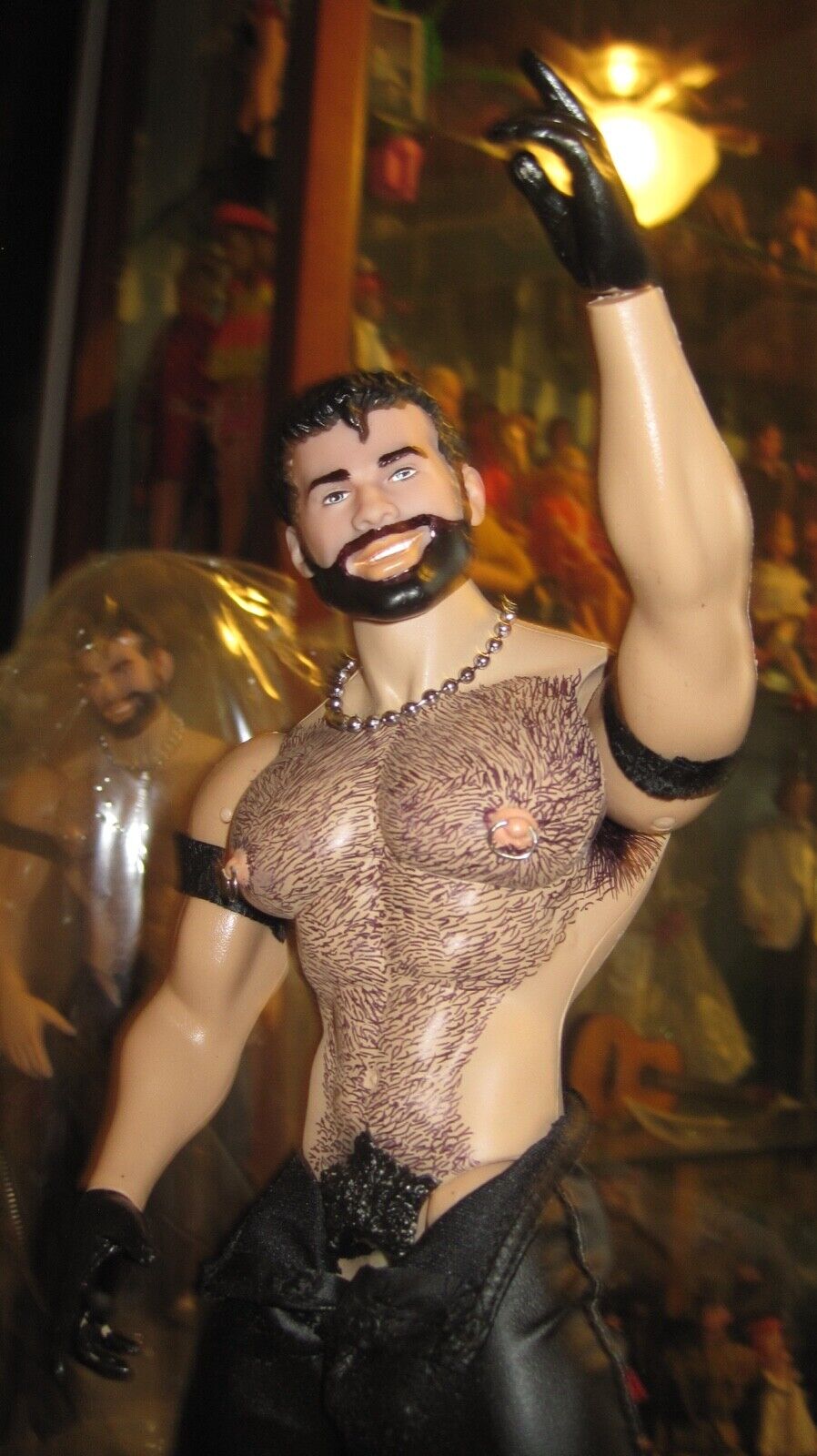 Tom Of Finland GAY Doll Figure 001 Hairy ~Collectible~ ~Action Figure~ HAIRY