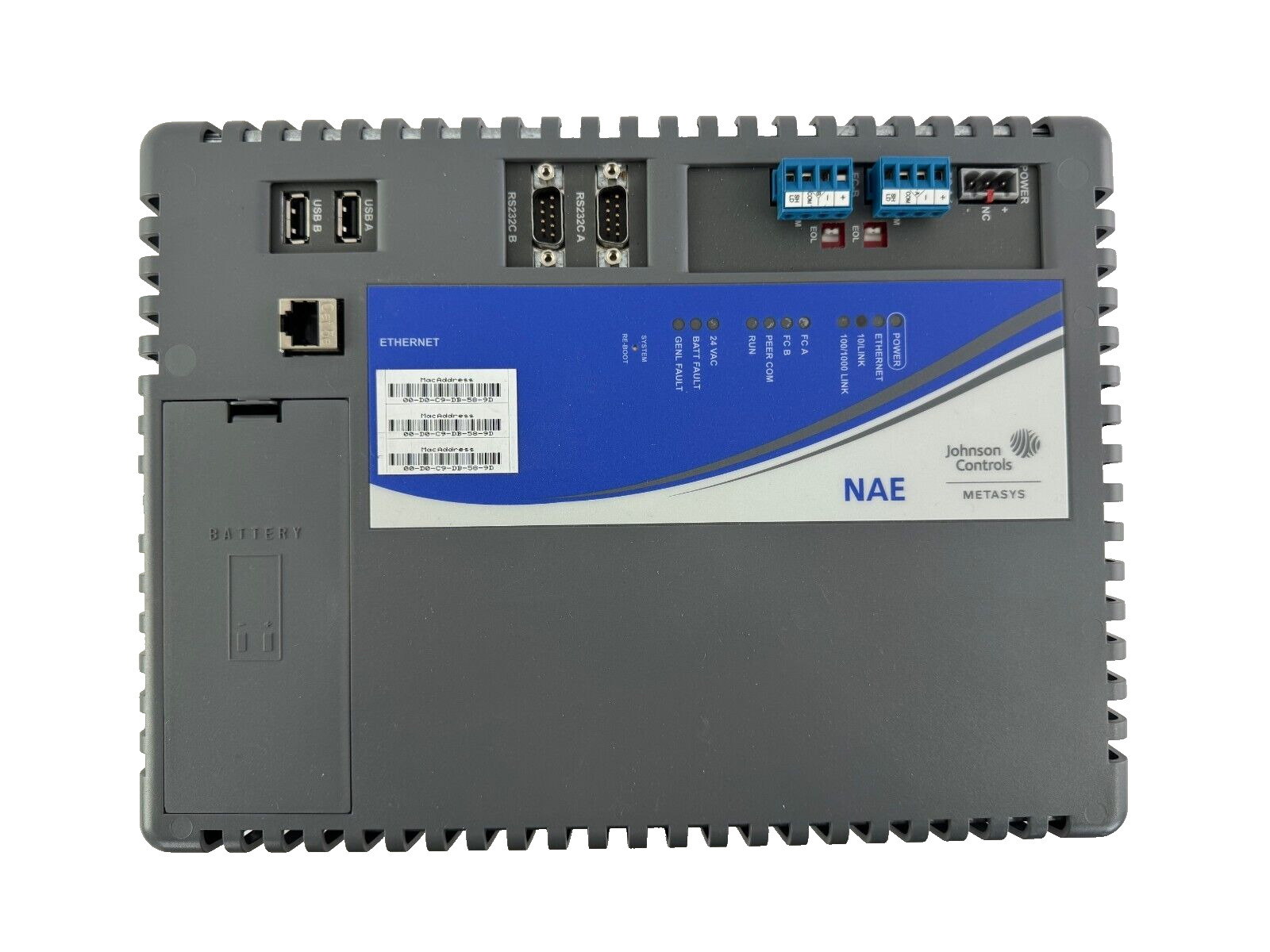 Johnson Controls NAE Metasys MS-NAE5510-2 Ver 6.0 w/ Battery