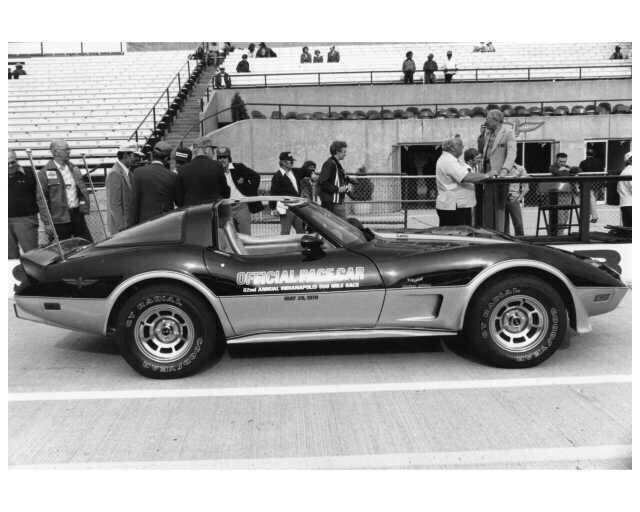 1978 Chevrolet Corvette Indianapolis 500 Pace Car Press Photo 0577