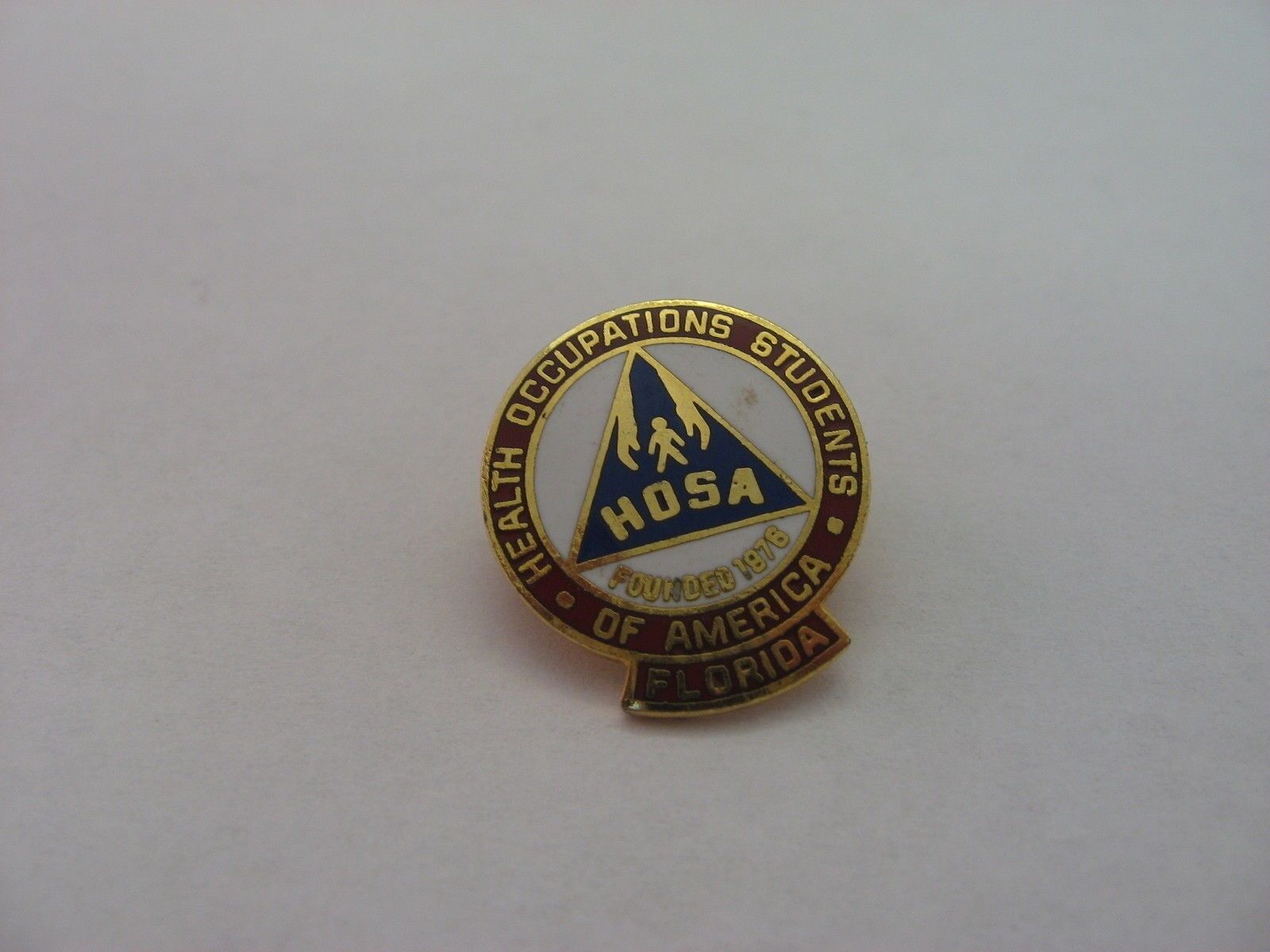 Vintage HOSA Health Organizations Students Assc. of America Florida Pin Award