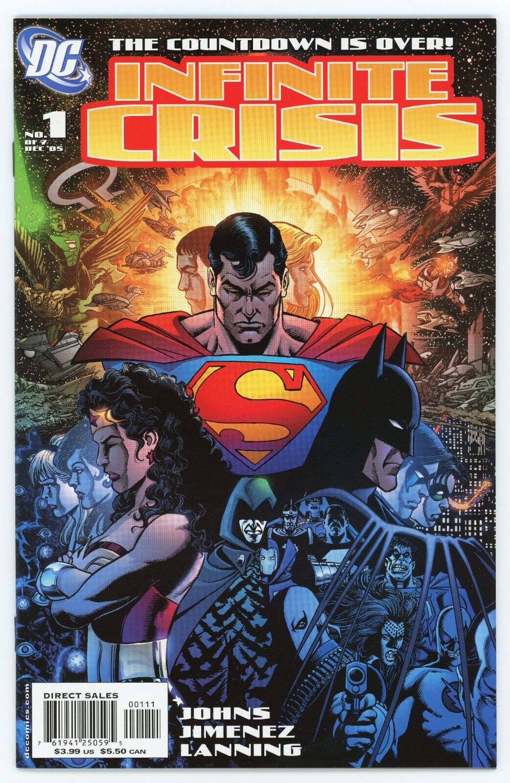 Infinite Crisis #1 Superman Variant Comic Book DC Comics 2005