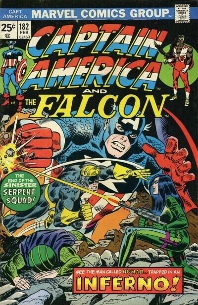 Captain America (1968) #182 FR/GD. Stock Image