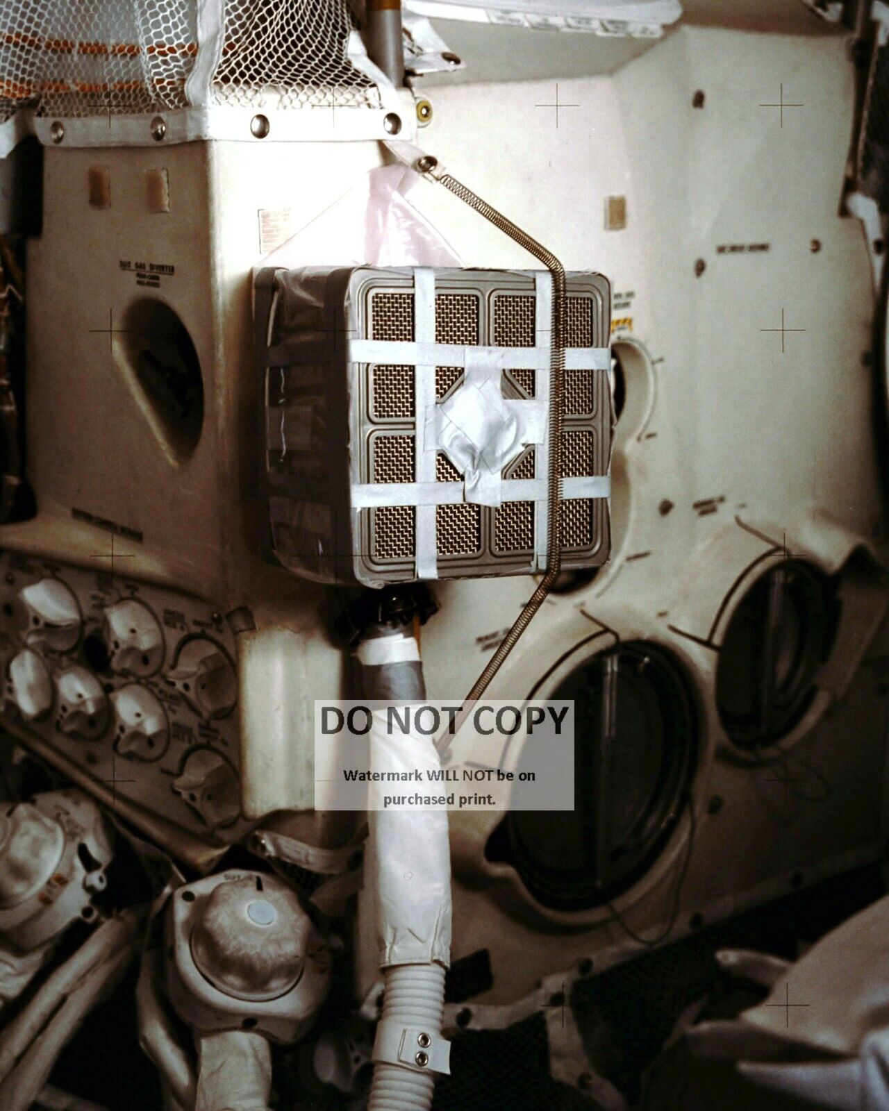 APOLLO 13 MAKE-SHIFT CARBON DIOXIDE ADAPTER - 8X10 NASA PHOTO (DD461)