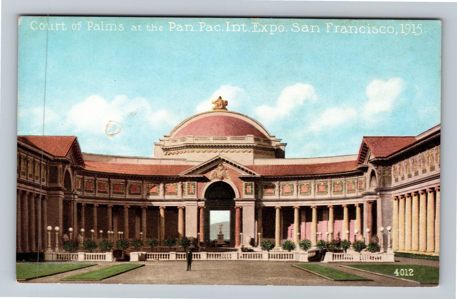 San Francisco CA-California Panama Pacific Exposition Court Vintage Postcard