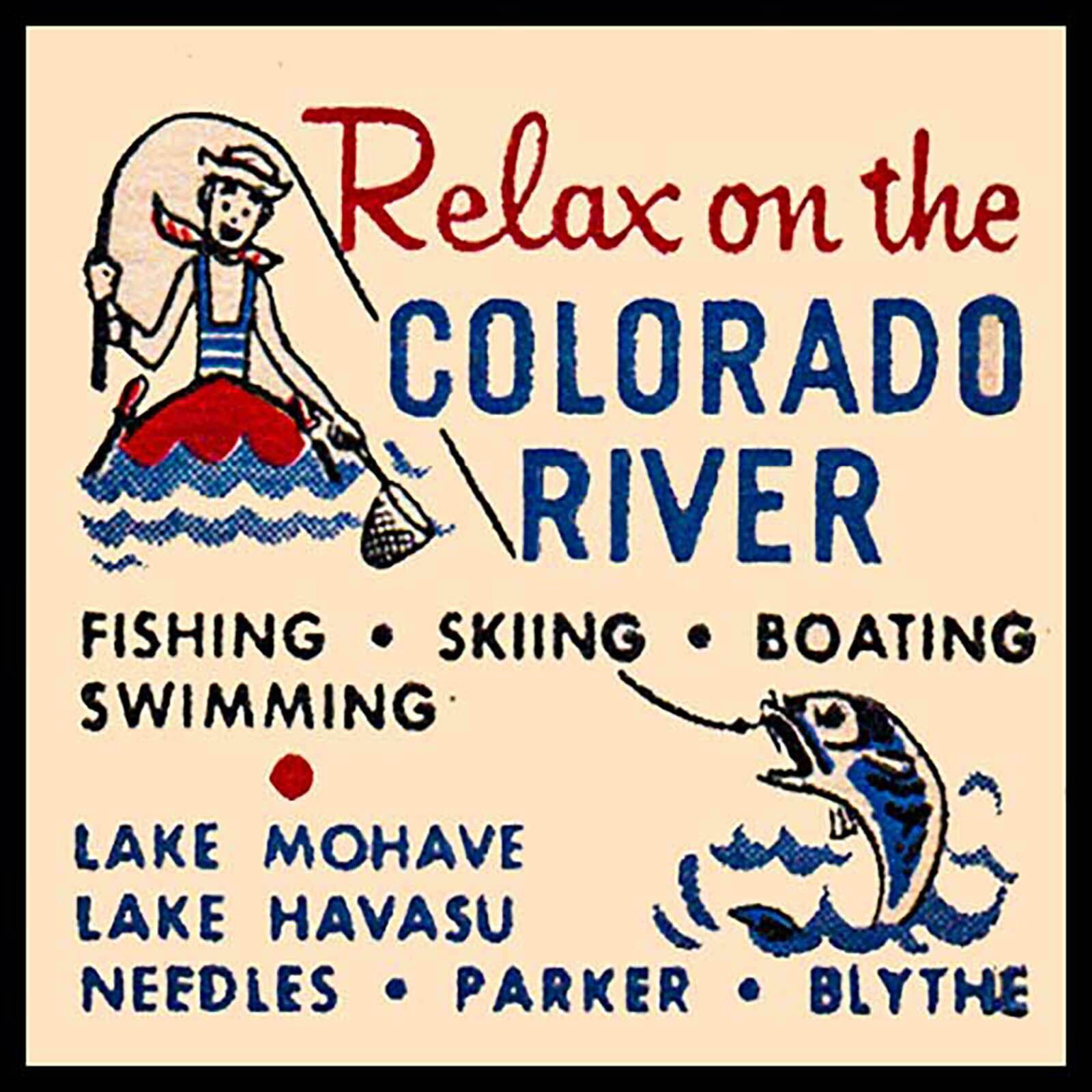 Fridge Magnet - Relax On The Colorado River