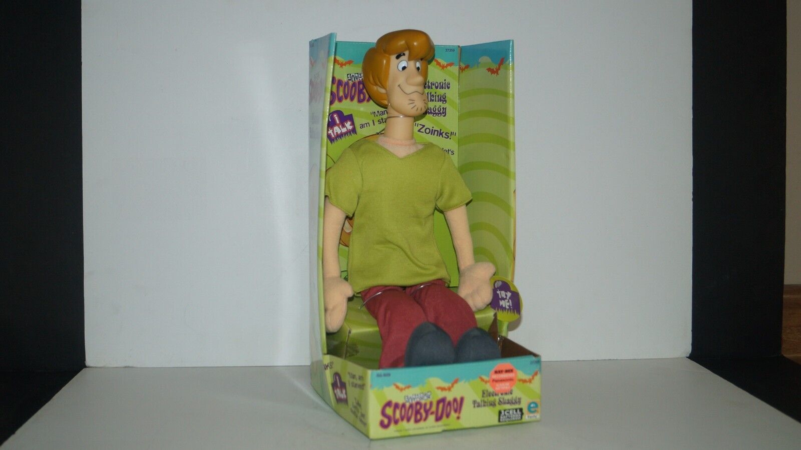 2000 SCOOBY DOO Battery Op Electronic Talking SHAGGY No. 27359 - NEW IN BOX